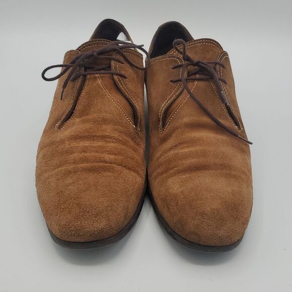To Boot New York Tan Suede Derby Shoes Style Size 11 - Picture 2 of 9